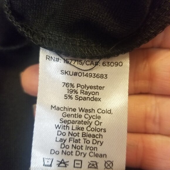 NWT Spirit Halloween Black White Collared Dress Wednesday Addams 1X - Picture 3 of 8